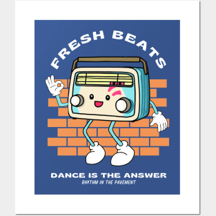 Fresh Beats Dance Is The Answer Posters and Art